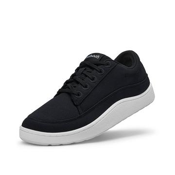 Beige / Black Men's Allbirds Canvas Pacers Sneakers | ZA4005SO