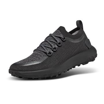 Beige / Black Men's Allbirds Trail Runner SWT Hiking Shoes | ZA4210GL