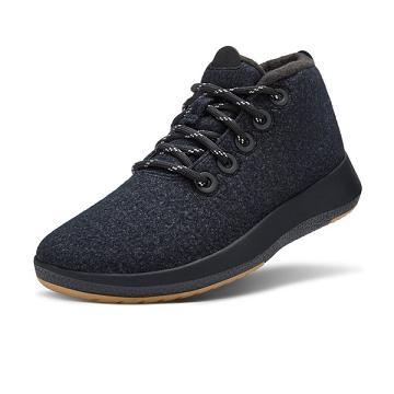 Beige / Black Women's Allbirds Wool Runner-up Mizzles Waterproof Shoes | ZA4701KI