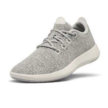 Beige / Grey Women's Allbirds Wool Mizzles Sneakers | ZA4468PQ