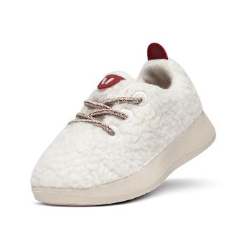 Beige / White Kids' Allbirds Smallbirds Wool Runner Sneakers | ZA4859DN