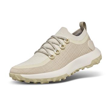 Beige / White Women's Allbirds Trail Runner SWT Running Shoes | ZA4571AP