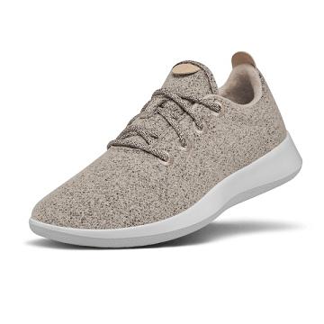 Beige Women's Allbirds Wool Runner Sneakers | ZA4480TV