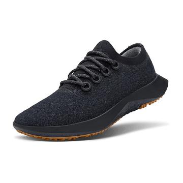 Black Men's Allbirds Wool Dasher Mizzles Waterproof Shoes | ZA4252MA