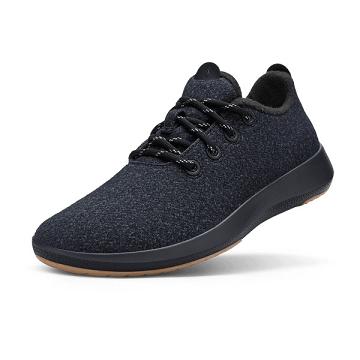Black Men's Allbirds Wool Mizzles Waterproof Shoes | ZA4266AP