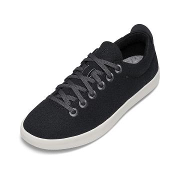 Black Men's Allbirds Wool Pipers Sneakers | ZA4033AP