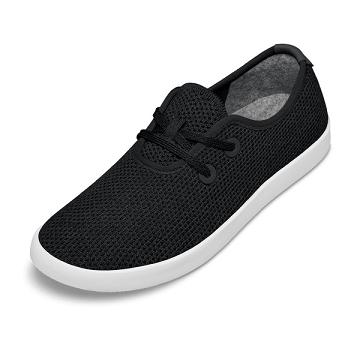 Black / White Men's Allbirds Tree Skippers Sneakers | ZA4018NB