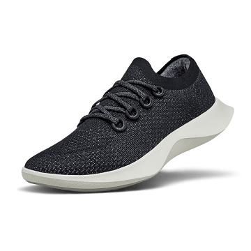 Black / White Women's Allbirds Tree Dasher 1 Running Shoes | ZA4599HK
