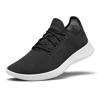Black / White Women's Allbirds Tree Runner Sneakers | ZA4503OR