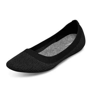 Black Women's Allbirds Tree Breezers Lux Slip On Shoes | ZA4536QZ