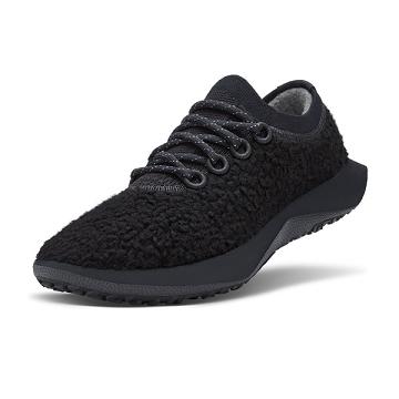 Black Women's Allbirds Wool Dasher Fluffs Running Shoes | ZA4564MA