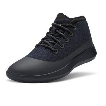 Black Women's Allbirds Wool Runner-up Mizzle Plus Waterproof Shoes | ZA4689RW