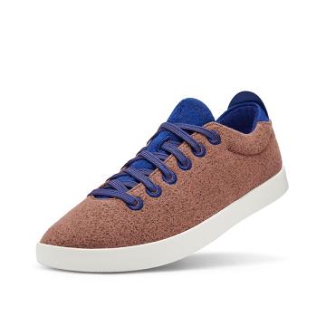 Blue / Brown Men's Allbirds Wool Pipers Sneakers | ZA4030FM