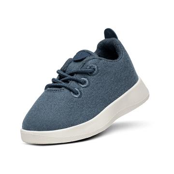 Blue Kids' Allbirds Smallbirds Wool Runner Sneakers | ZA4861AP