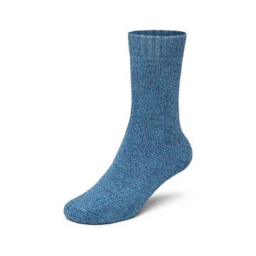 Blue Men's Allbirds Trino® Cozy Crew Socks | ZA4341GL