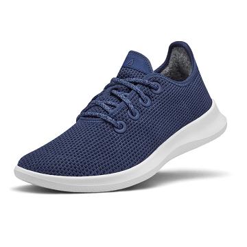Blue / White Women's Allbirds Tree Runner Sneakers | ZA4505UT