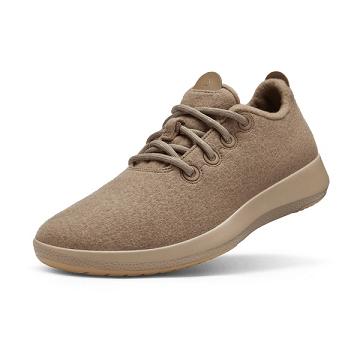 Brown Men's Allbirds Wool Mizzles Waterproof Shoes | ZA4264DN