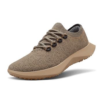 Brown Women's Allbirds Wool Dasher Mizzles Waterproof Shoes | ZA4705GL
