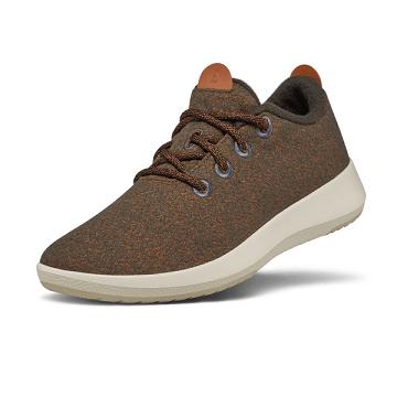 Brown Women's Allbirds Wool Mizzles Waterproof Shoes | ZA4714YU