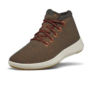Brown Women's Allbirds Wool Runner-up Mizzles Waterproof Shoes | ZA4696VD