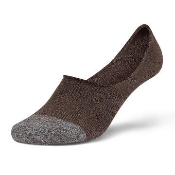 Coffee Men's Allbirds Trino® Hiders Socks | ZA4364PQ