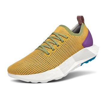 Gold Women's Allbirds Tree Flyers Running Shoes | ZA4604SO