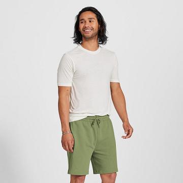 Green Men's Allbirds R&R Sweat Shorts | ZA4302WY
