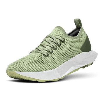 Green Men's Allbirds Tree Flyers Running Shoes | ZA4177CE