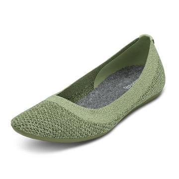 Green Women's Allbirds Tree Breezers Slip On Shoes | ZA4532TV