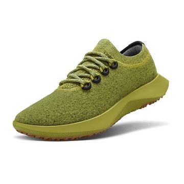 Green Women's Allbirds Wool Dasher Mizzles Waterproof Shoes | ZA4706FM