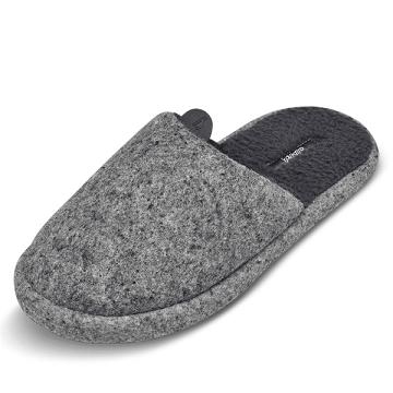 Grey Men's Allbirds Wool Dwellers Slippers | ZA4082FM