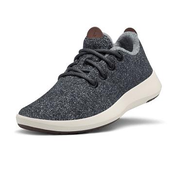Grey / White Women's Allbirds Wool Mizzles Waterproof Shoes | ZA4720MA