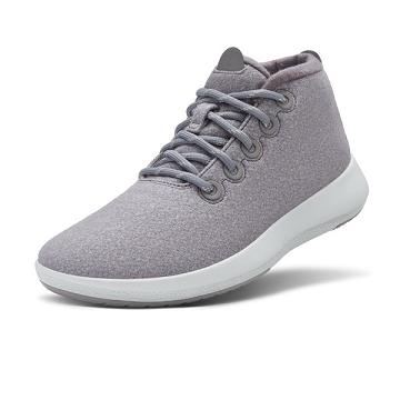 Grey Women's Allbirds Wool Runner-up Mizzles Waterproof Shoes | ZA4702JJ
