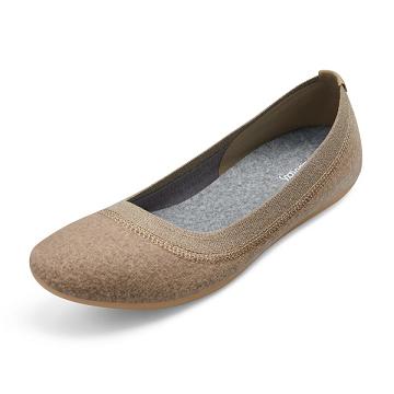 Khaki Women's Allbirds Wool Breezers Lux Slip On Shoes | ZA4542XF