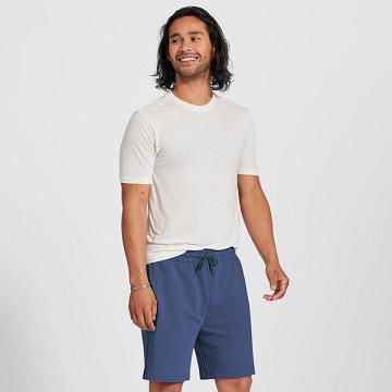 Navy Men's Allbirds R&R Sweat Shorts | ZA4303QZ