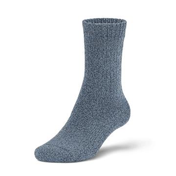 Navy Men's Allbirds Trino® Cozy Crew Socks | ZA4340HK