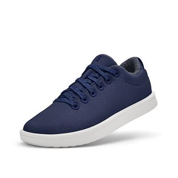 Navy Men's Allbirds Wool Piper Woven Sneakers | ZA4009IS