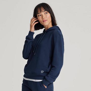 Navy Women's Allbirds R&R Hoodie | ZA4783FM