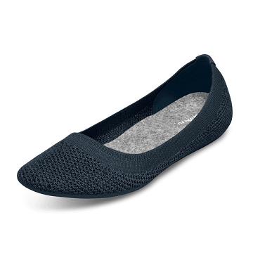 Navy Women's Allbirds Tree Breezers Slip On Shoes | ZA4538NB