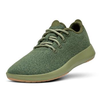 Olive Men's Allbirds Wool Mizzles Waterproof Shoes | ZA4262GL