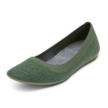 Olive Women's Allbirds Wool Breezers Lux Slip On Shoes | ZA4541CE