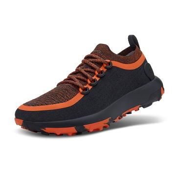 Orange / Black Men's Allbirds Trail Runner SWT Hiking Shoes | ZA4205DN