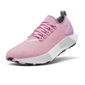 Pink Men's Allbirds Wool Flyer Mizzles Waterproof Shoes | ZA4237GL