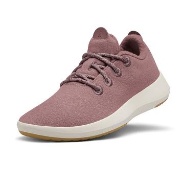 Pink / White Men's Allbirds Wool Mizzles Waterproof Shoes | ZA4260PQ