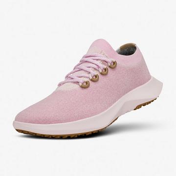 Pink Women's Allbirds Wool Dasher Mizzles Waterproof Shoes | ZA4708SO