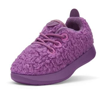 Purple Kids' Allbirds Smallbirds Wool Runner Sneakers | ZA4862PQ