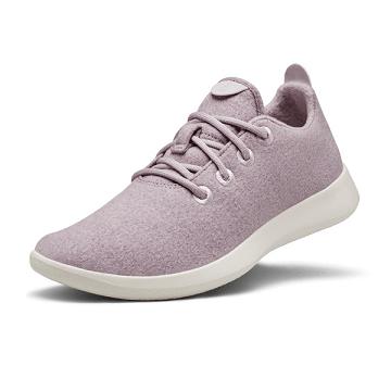 Purple / White Men's Allbirds Wool Runner Sneakers | ZA4053HK