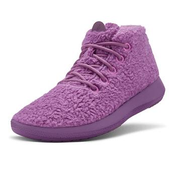 Purple Women's Allbirds Wool Runner-up Fluffs High Tops | ZA4649KI