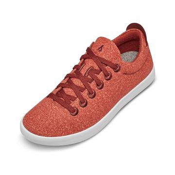 Red Men's Allbirds Wool Pipers Sneakers | ZA4027HK