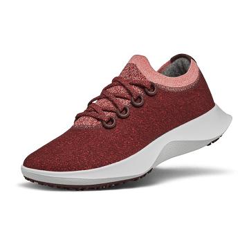 Red Women's Allbirds Wool Dasher Mizzles Running Shoes | ZA4554PQ